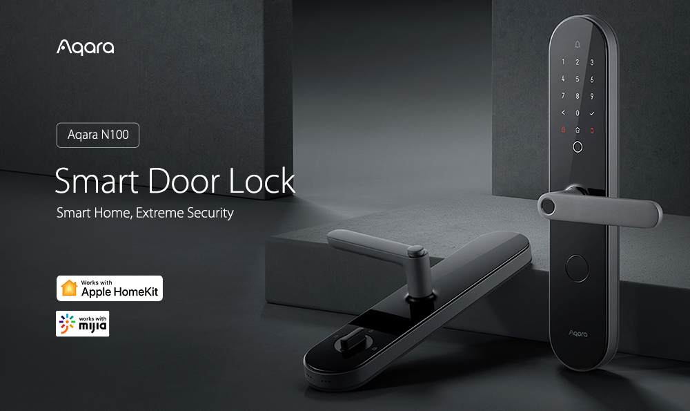 Aqara N100 Smart Door Lock (Xiaomi Ecosystem Product) - Black