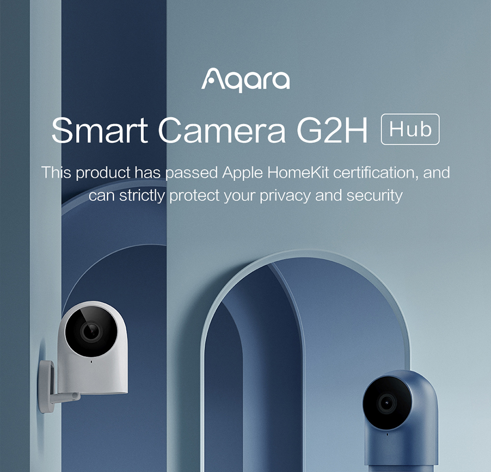 Aqara G2H Smart Camera 1080P Gateway Edition Zigbee Linkage Smart Devices IP Wifi Wireless Cloud Home Security - Blue