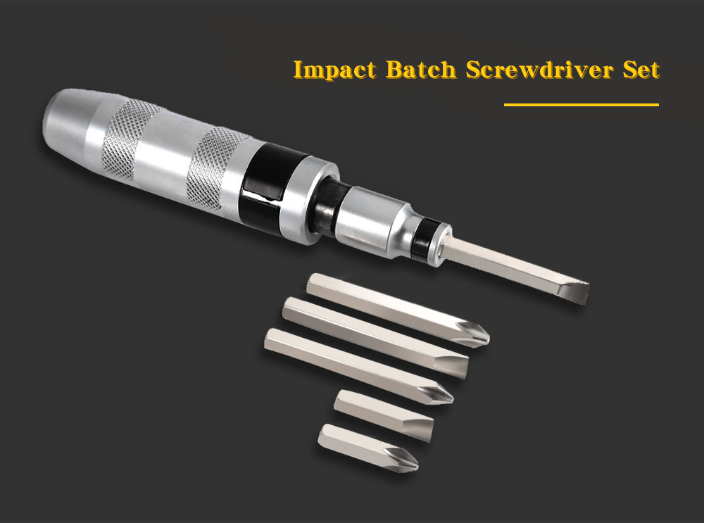 7-piece Multi-function Impact Batch Screwdriver